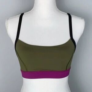 Lululemon Rise and Run  Sports Bra